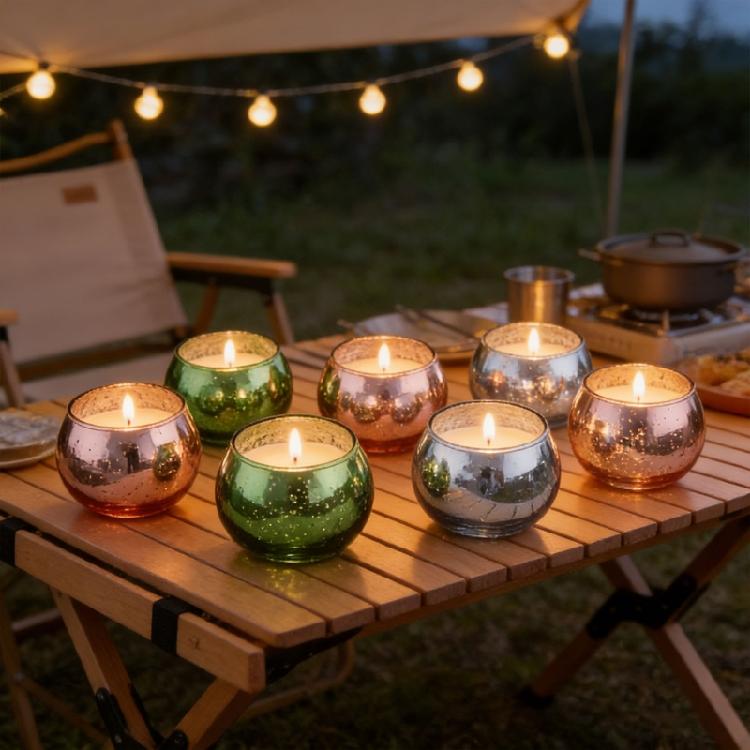 Glass Votive Candle Holders for Tealight Glass Tealight Candle Holders,Diwali Christmas Table Centerpiece Decors Gift