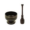 Lacquer Product Orin Inch Stand Type Buddhist Altar Fittings Rin Rin Stick Single Item Black 2.0