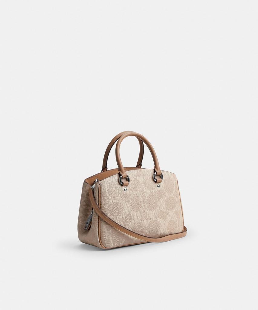 COACH OUTLET Savanna Kleine Tragetasche – Signature Canvas Beige