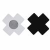 10Pcs Black Nude Women Cross Shape Self-Adhesive Disposable Nipple Cover Breast Pasties Stickers For Strapless Clothes