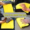 30x30CM Car Wash Towel Supplies Microfiber Towel Cleaning Washing Accessories Auto Detailing Cloth Home Kitchen