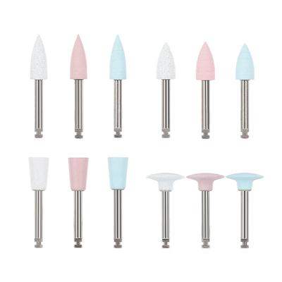 12Pcs Dental Silicone Polisher For Contra Angle Handpiece Porcelain Composite Teeth Polish Dentistry Tool