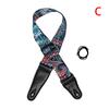 Guitar Strap Electric Guitar Acoustic Sunflower Guitar Folk Guitar Bass Strap