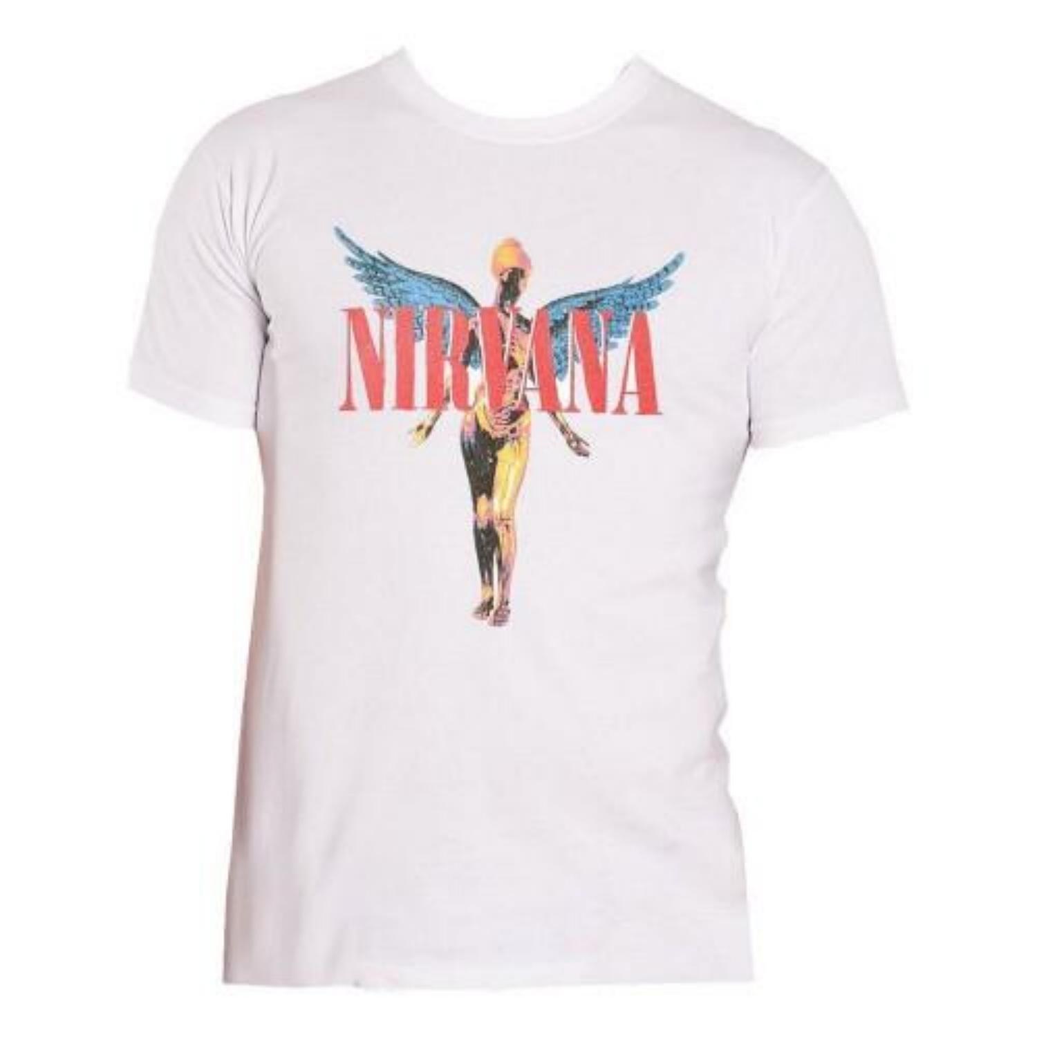 Nirvana Unisex Adult Angelic Cotton T-Shirt S чёрный