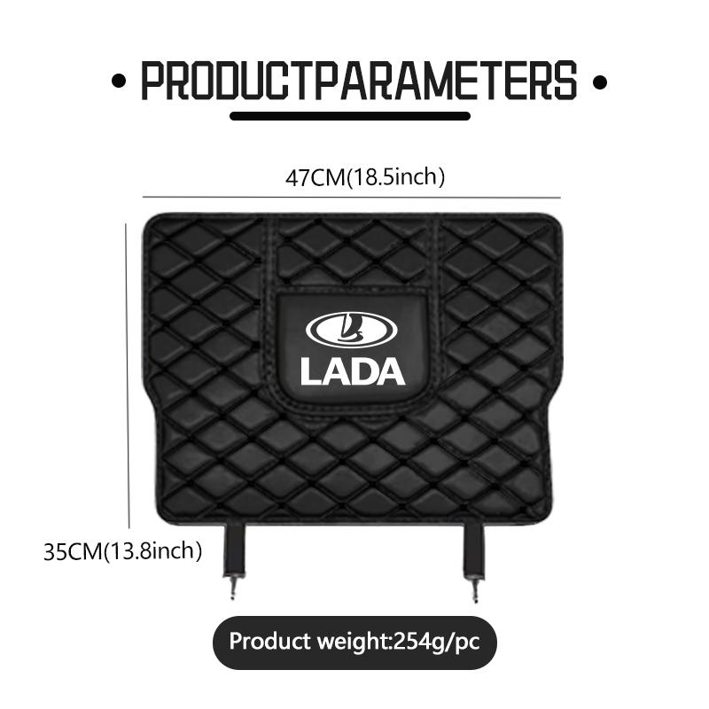 Leather Anti Kick Pad Car Seat Back Protector Waterproof Cover For Lada Xray Granta Priora Sedan Sport Kalina Vesta Samara  ZZ3
