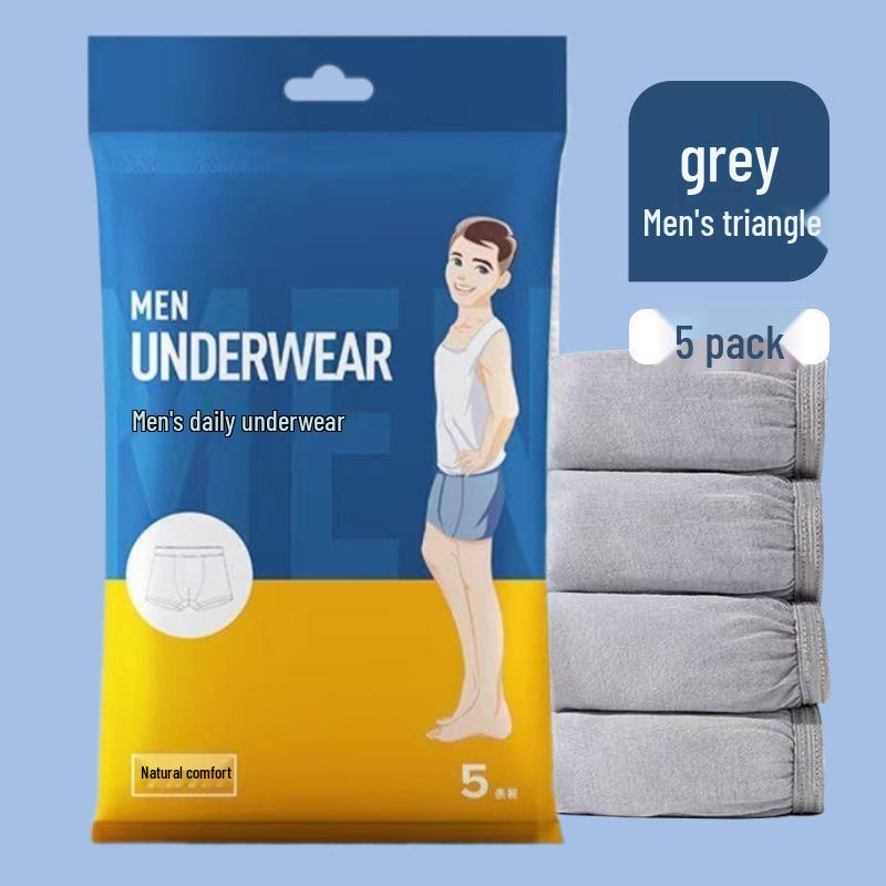 Calzoncillos bóxer desechables de algodón para hombre - Empaquetados individualmente