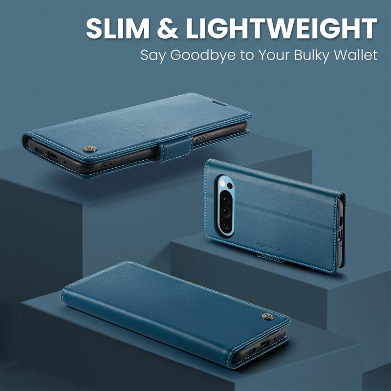 RFID Blocking Wallet Case Kickstand Leather Flip Case for Google Pixel 7 8 9 Pro XL 7a 8a 9pro Phone Cover Cards Bag Back Cover