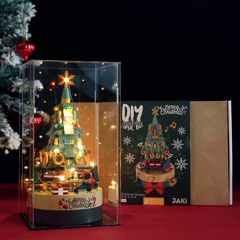 Christmas Tree Surprise Building Blocks: Creative Educational Toy Ornaments & Gifts for Children