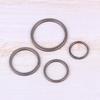 4Pcs Ultra-Light Titanium Alloy Key Ring Metal Hard Side Pushing Rings Diy Accessories Keyfobs Crafts Key Chain Pendant Gift