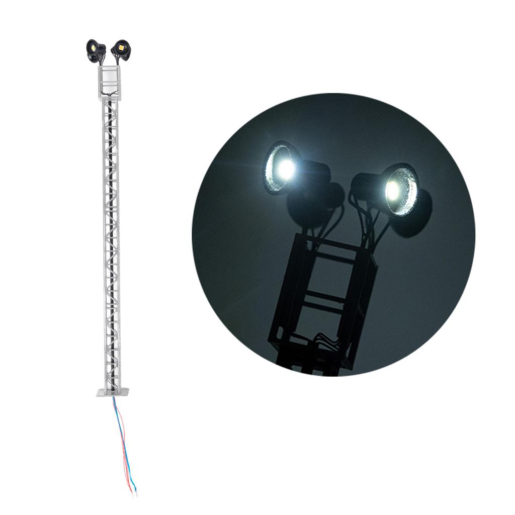 Model Railway Lamp Warm Light Multi-color Post Sand-table Exercise HO Scale 1:87 Scale for Sand-table Exercise