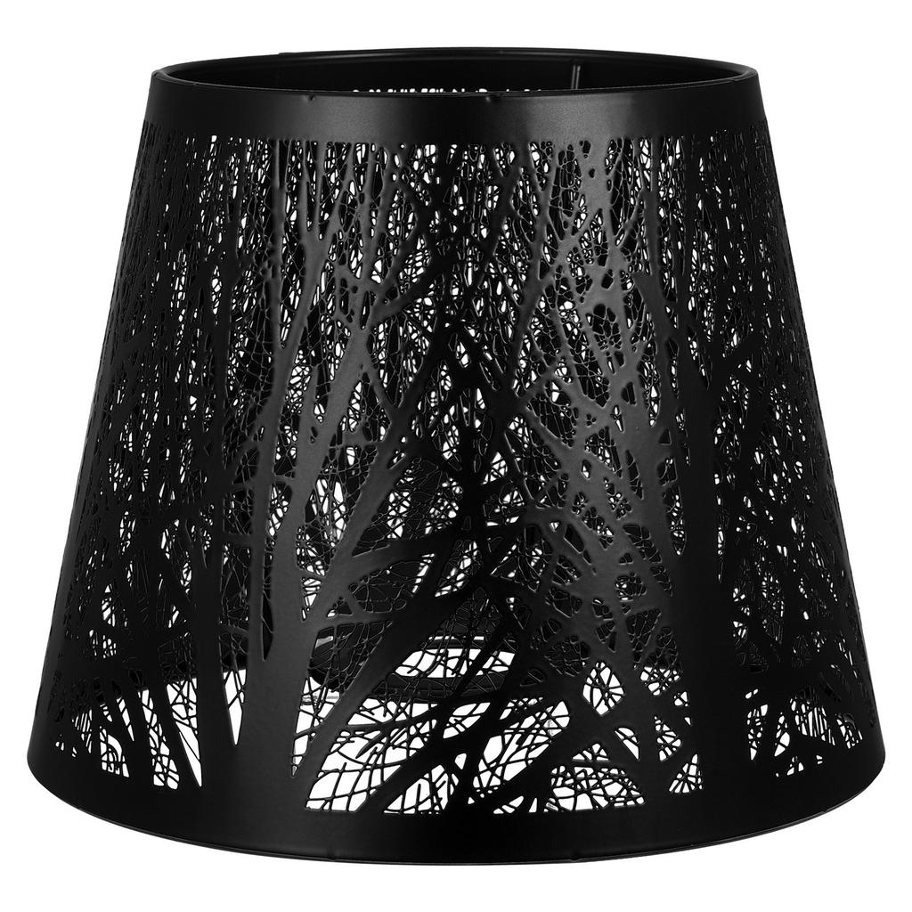 1Pcs Premium Iron Lampshade Creative Tree Shadow Pattern Dust Proof Soft Light Diffuser for Table Floor Lamp Modern Home Decor