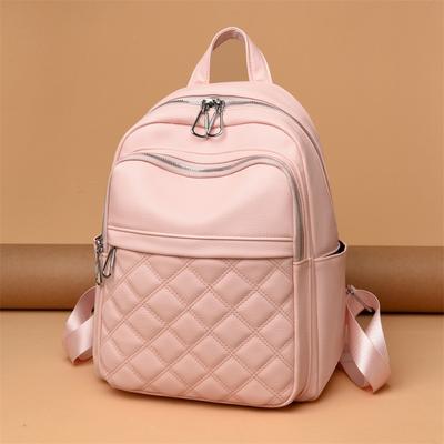 Backpack Women's New Spring and Summer Fashion Small Backpack Diamond Embroidered Thread Backpack Women