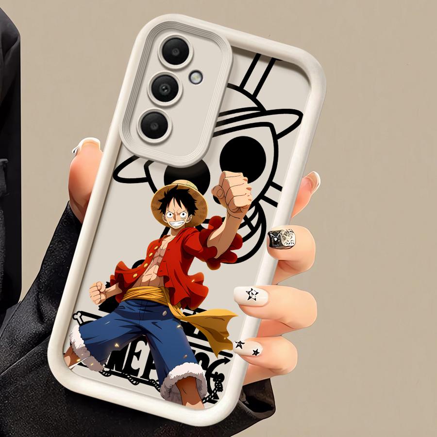

Soft Cover Phone Case for Samsung Galaxy A23 A12 A56 A14 A32 A33 A34 A16 A24 A13 A36 A26 A22 Anime Ones Pieces Luffy Galaxy A33 5G