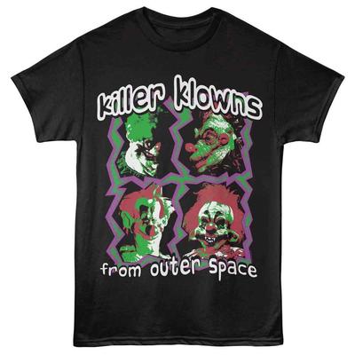 Killer Klowns - Framed - American Classics - Black Adult Short Sleeve T-Shirt