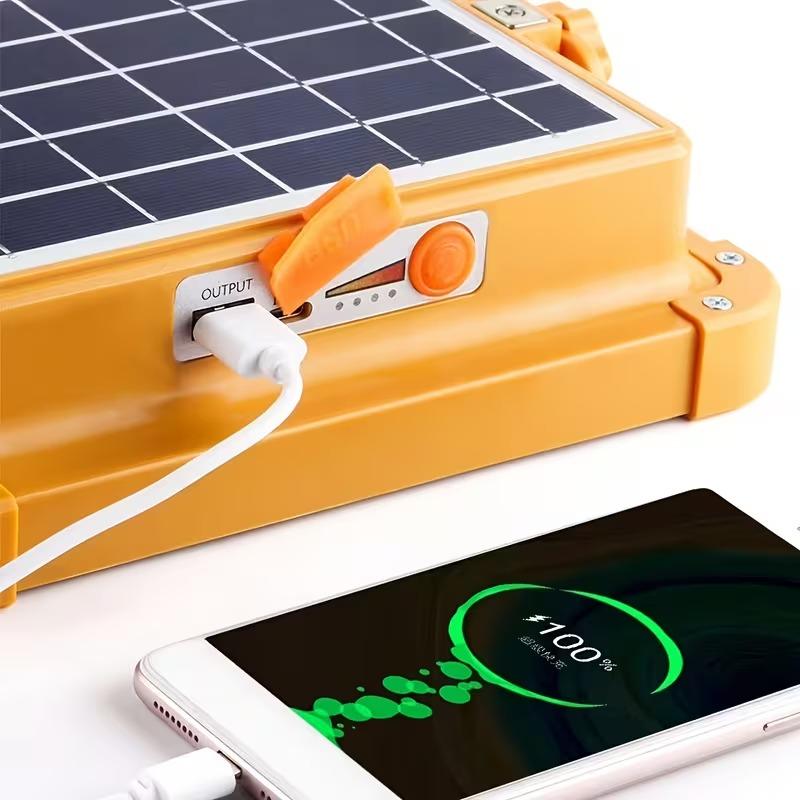 20000mAh Solar Camping Lantern Rechargeable LED Tent Light Magnetic Emergency Flashlight Power Bank for Outdoor Repair