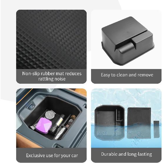 CDEFG For -2024 2025 Defender 130 110 90 Center Console Organizer For -2025 Land Rover Defender Accessories Middle Console Armrest Tray Storage