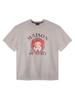 LA MAISON STUDIO Unisex Smoky Vintage Angel Oversized Pigment Dyed Heavy Jersey Short Sleeve Light Grey (Fcf2Ts416M)