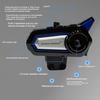 Motorcycle Helmet Headset IP67 Waterproof Noise Cancellation Rechargeable Hands-free Motorbike Bluetooth-compatible 5.0 Helmet Earphone