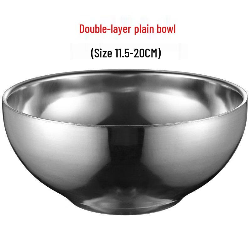 

Wutuo 201 Stainless Steel Plain Round Bowl