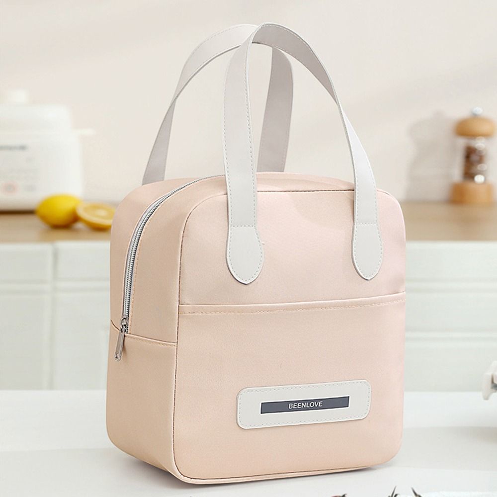 Handheld Lunch Box Bag Large Capacity Thermal Lunch Pouch Casual Insulated Cooler Bags  Travel