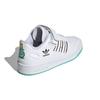 Adidas Originals Forum Low J Durable Low Top Kids Skate Shoes Kids Sneaker White Black Blue H01440