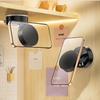 Vacuum Suction Cup Phone Holder, Foldable Telescopic Kitchen Car High-Speed Rail Desktop Magnetic Suction Holder