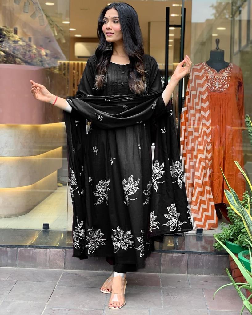 Tenue de soirée de créateur Salwar pour femmes indiennes Bollywood Top Tunique Kurti Pantalon Dupatta Ensemble