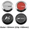 4 Stück 64mm Außendurchmesser / 60mm Innendurchmesser Kappe für Felgen WORK EMOTION EQUIP MEISTER VS Emblem Radnabendeckel Sportwagen Logo Radkappe Radkappen