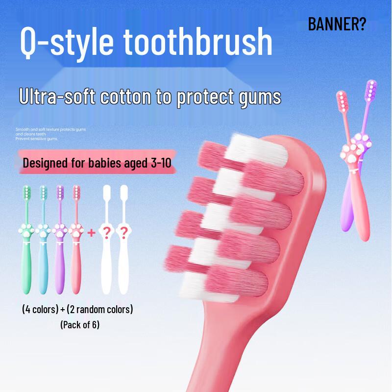 

BANNER Kids Soft Bristle Toothbrush