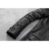 Chinese Size Casual Men Leather Jacket Soft Genuine Cowhide Leather Coat Vintage Edged Windbreaker Mens Clothes Autumn