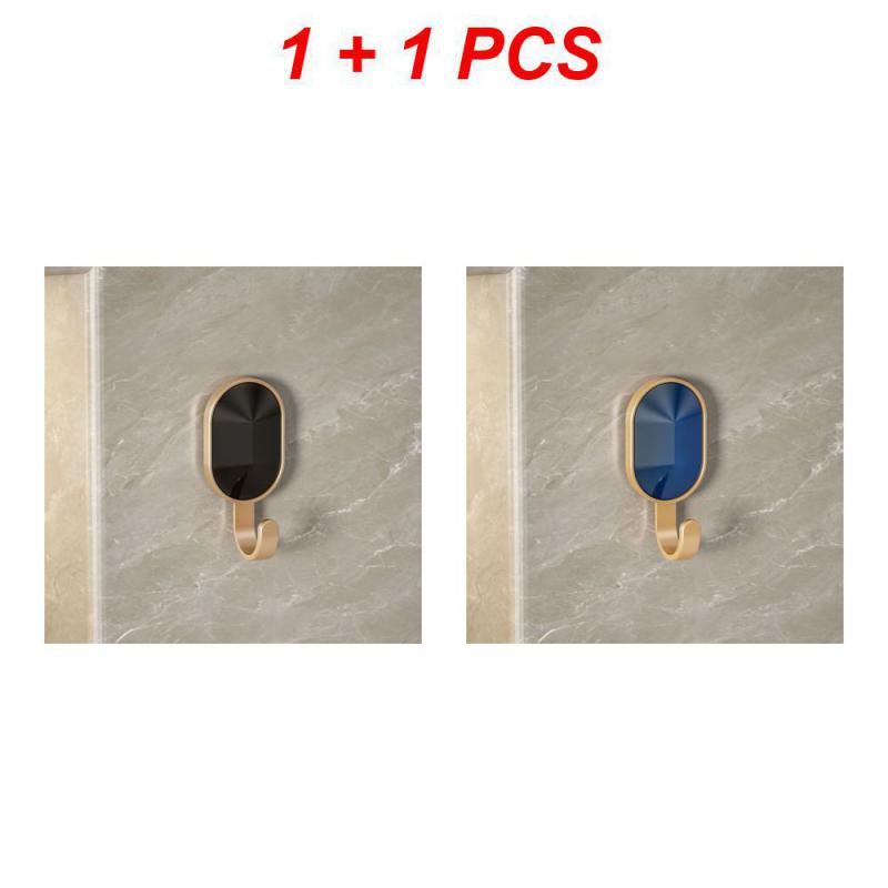 1/2/3 ks lehký luxusní háček, vodotěsný a odolný proti vlhkosti, bez děrování, ekologický materiál, bez stopy háčku na kabáty