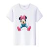 Casual Cartoon Minnie Summer Blouses T-shirt White 2000s Tees Tshirt Mickey Mouse Tops Oversized Clothes Unisex
