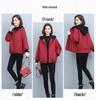 2024 Women's Hooded Thick Cotton Jacket - Casual, Plus Size, Autumn/Winter Outerwear