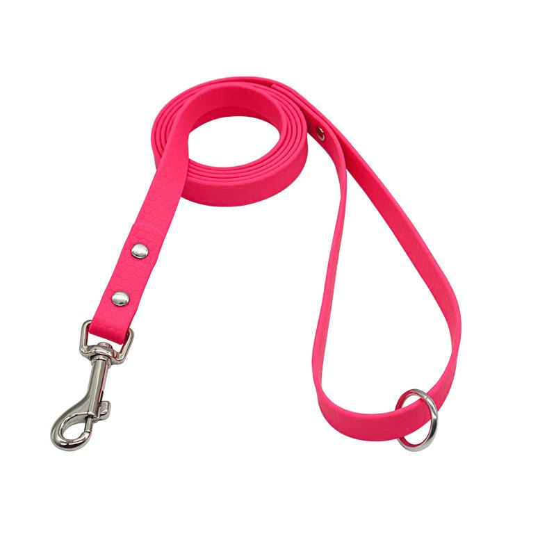 

PVC Candy Color Pet Leash Non-slip Walking Outdoor Cat Rope Dot Pattern Long Dog Leashes S 1.2M сливовый