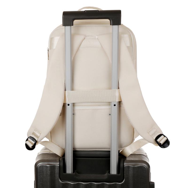 Unisex Large Capacity Business Travel Backpack - 15-inch Lightweight Double Shoulder Bag for Commuting & Laptop Storage