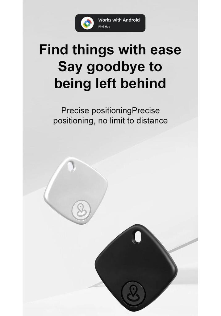 Google Find Hub Anti-Lost Tracker - Global Positioning (4-Pack) for Android