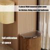 Wall Door Mounted Press Lid Trash Can for Homes Kitchen Bathroom and Living Room Space Saving Design Sealed Odor Proof