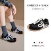 2025 new thick-soled ballet training shoes, red inner height-increasing women's shoes, soft soles are not tired, versatile casual little white shoes