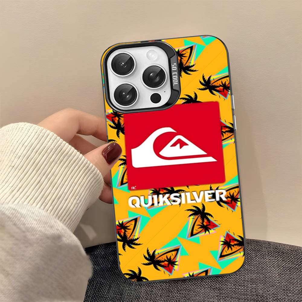 Surfmarke Q-QuiksilverS Logo Handyhüllen Für IPhone 17 16 15 14 13 12 11 Plus Pro Max Bunte Hülle
