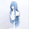 Rei Ayanami Cosplay Wig, Blue Heat Resistant Synthetic Hair for EVA Role Play