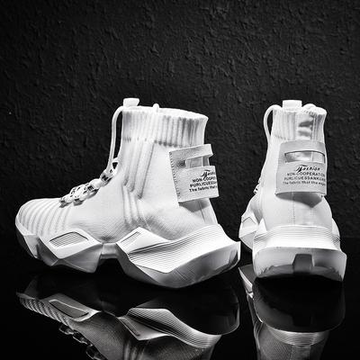 Socken Sneakers Herren Strickobermaterial Atmungsaktive Sportschuhe Sockenstiefel Herrenschuhe High Top Laufschuhe für Männer Zapatillas De Deportedt