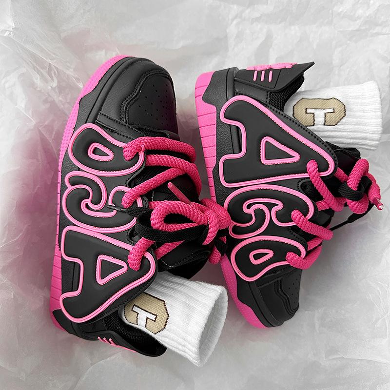 Design High Street Men's and Women's Bread Shoes Thick Soled Men's Shoes Casual Shoes Hip Hop Couples Skateboard Shoes