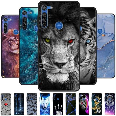 Für Motorola Moto G8 Plus Hülle Schwarze Silikonhülle Hülle für MOTO G8 Play G 8 Power Lite Mode TPU Schutzhülle Rückseite