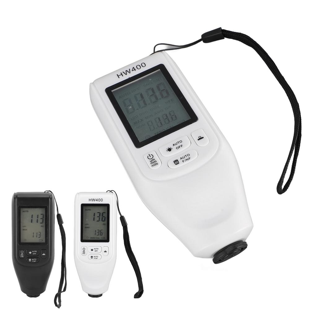 Lackschichtdickenmessgerät 0-2000um 3 Einheiten FE NFE Automatische Erkennung Digitales Schichtdickenmessgerät