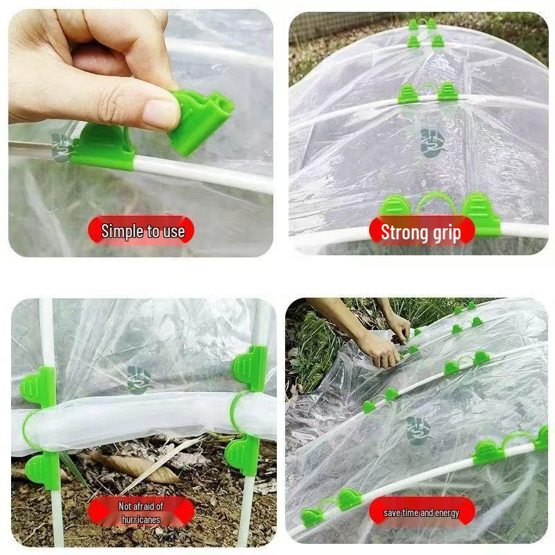 Windproof Non-Slip Greenhouse Film Clips for Securing Plastic Film