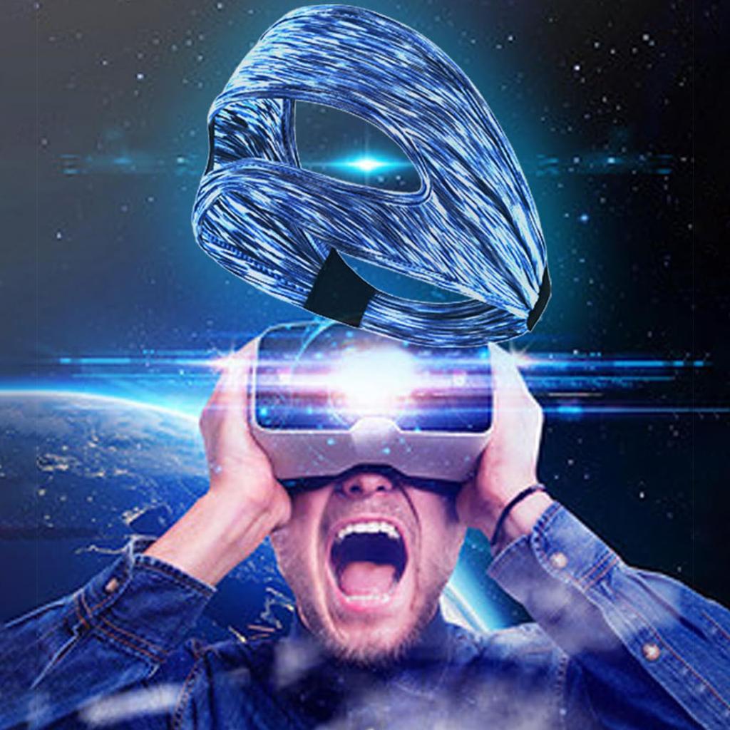 Augenmaske für VR-Brille, VR-Maske, Augenmaske für VR-Brille, 4-teiliges Set, schweißabsorbierend, schnelltrocknend, waschbar, sehr praktisch, atmungsaktiv, weich, wärmeisolierend