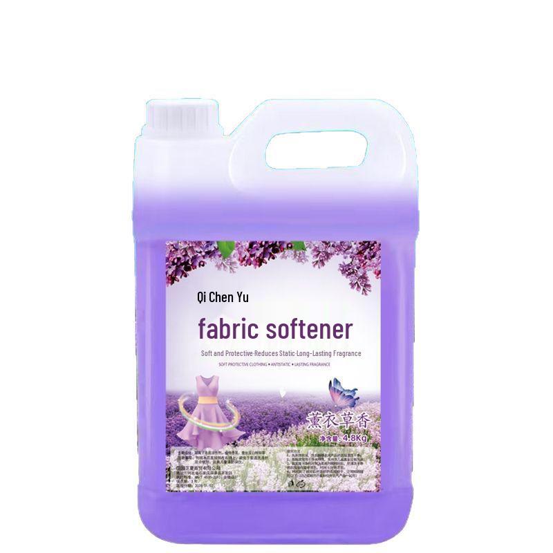 Lavender Scent Fabric Softener: Anti-static, Long-lasting Fragrance, Odor Removal, Softening, Color Protection.
