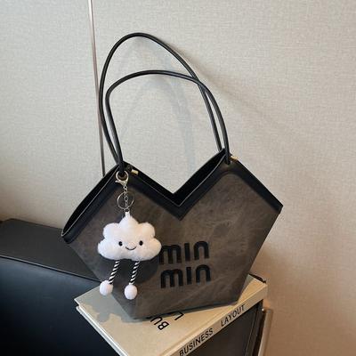 Nischendesign Tasche Damen Großraum neue vielseitige Umhängetasche Freizeit Studenten Unterricht Tragetasche