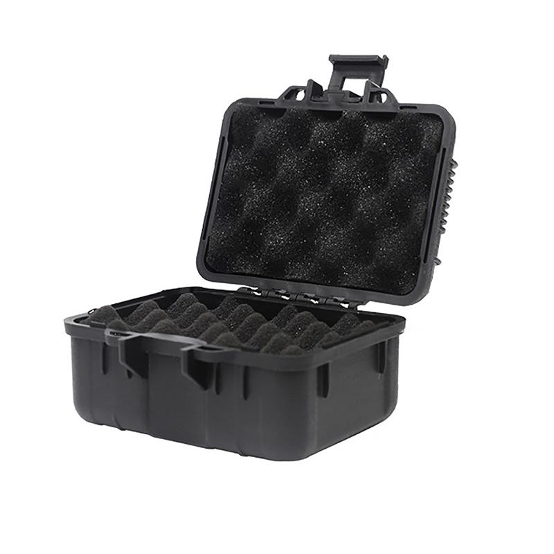 Caja de Herramientas Pequeña de Plástico Estuche Impermeable para Exterior Cajas de Almacenamiento Almacenamiento Seguro de Herramientas Para Mecánicos Maletín Organizador Estuche Rígido