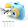 2.7K Cute Kids Instant Camera 42MP Kids Digital Camera Childeren Instant Print Camera with 2.4-inch